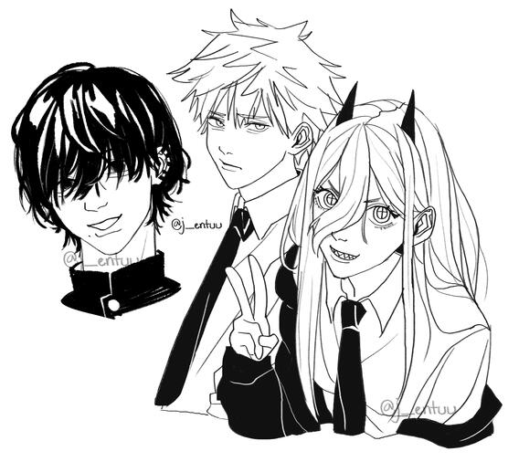 sketch bust/half body | fanart
