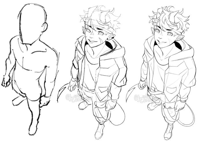 sketch process | oc by proiceroni