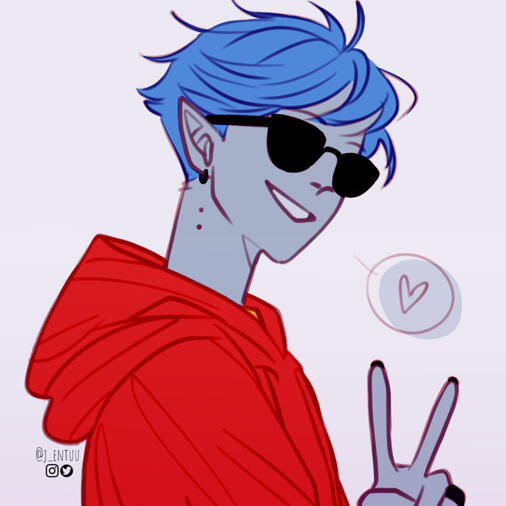 flat color half body